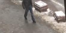Свежие новости: В центре Киева заметили неадекватного мужчину с ножом