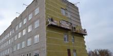Свежие новости: У Вознесенську розпочались роботи з утеплення фасаду будівлі поліклініки