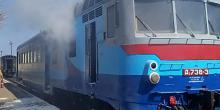 Свежие новости: В Новом Буге загорелся пассажирский тепловоз