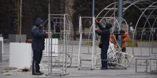 Свежие новости: В Николаеве на главной площади приступили к  подготовке к новогодним праздникам