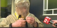 Свежие новости: ВИДЕО: От большого ума? Украинские врачи научились курить сквозь защитные костюмы