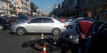 Свежие новости: В центре Одессы «Ауди» сбил мотоциклиста