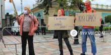 Свежие новости: Под Радой провели митинг из-за заявлений спикера о языковом законе