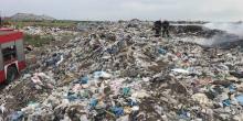 Фото новости: У Вознесенському районі триває ліквідація пожежі на сміттєзвалищі Свежие новости: У Вознесенському районі триває ліквідація пожежі на сміттєзвалищі