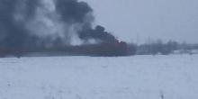 Свежие новости: В Василькове вблизи военного аэродрома горит нефтебаза