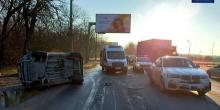 Свежие новости: В Одессе ДТП: перевернулся внедорожник
