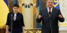 Фото новости: Савченко назвала Порошенко  Свежие новости: Савченко назвала Порошенко