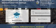 Свежие новости: Синоптики попереджають про погіршення погоди на Миколаївщині