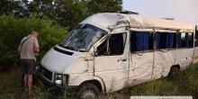 Свежие новости: Маршрутка «Николаев-Южный» разбилась на трассе — у водителя приступ эпилепсии
