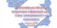 Свежие новости: Миколаївська область: оперативна інформація щодо стану захворюваності на коронавірус на 19 березня