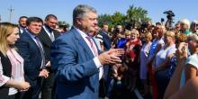 Свежие новости: Порошенко осмотрел отремонтированную трассу Т-15-08 Николаев-Снигиревка