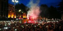 Свежие новости: В столице Грузии полиции разогнала митинг сторонников Саакашвили