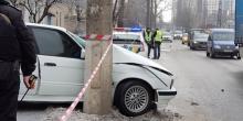 Свежие новости: В Киеве BMW раздавил женщину о столб