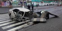 Свежие новости: ВИДЕО: В Николаеве на Центральном проспекте вдребезги разбился автомобиль - трое пострадавших