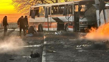 Свежие новости: Росіяни влучили по автобусу з шахтарями під Павлоградом, понад 20 загиблих і поранених