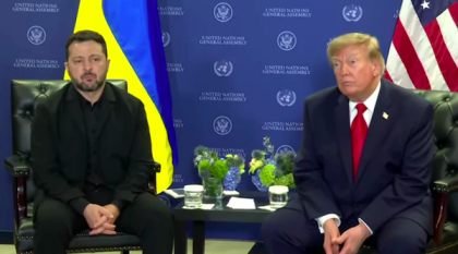 Фото новини: Зеленський і Трамп зустрілися у Нью-Йорку: про що говорили та чи є шанс на завершення війни Свіжі новини: Зеленський і Трамп зустрілися у Нью-Йорку: про що говорили та чи є шанс на завершення війни
