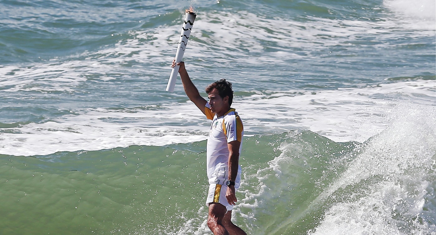 Свежие новости: Неприятный инцидент произошел во время эстафеты в городе Гуарульюс