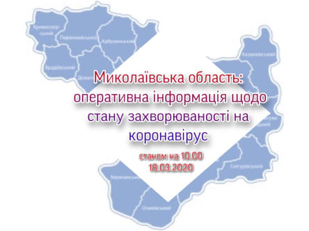 Свежие новости: Миколаївська область: оперативна інформація щодо стану захворюваності на коронавірус