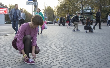 Свежие новости: ВИДЕО: Жители Николаева удивили прохожих - на Соборной площади прошел «замороженный» флешмоб