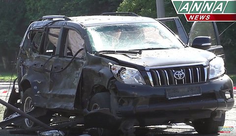 Фото новости: ВИДЕО с места покушения на главаря «ЛНР» Плотницкого Свежие новости: ВИДЕО с места покушения на главаря «ЛНР» Плотницкого