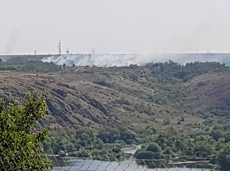 Свежие новости: В Южноукраинске загорелась посадка