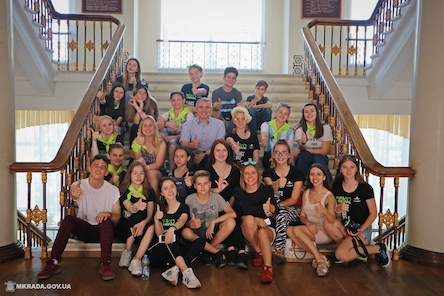 Свежие новости: Учасники екотабору «School Recycling Camp 2019» зустрілися з мером Миколаєва Олександром Сєнкевичем