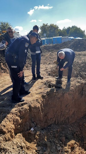 Свежие новости: В Баштанке строители откопали человеческие останки