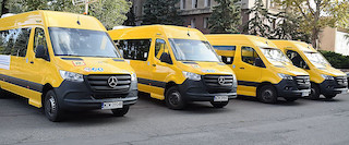 Свежие новости: Снігурівська громада отримала від Польщі чотири шкільних автобуси, два з них частково броньовані