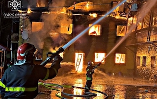 Свежие новости: На Івано-Франківщині горів санаторій, де проживали 148 дітей