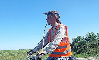 Свежие новости: На Николаевщине мужчина проехал на старом велосипеде почти 600 км