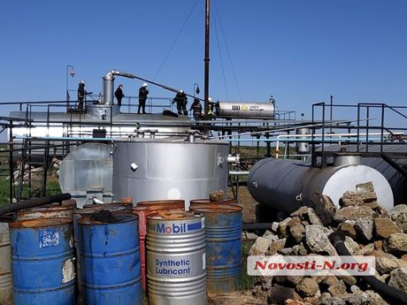 Свежие новости: Взрыв на нефтебазе под Николаевом: 5 пострадавших