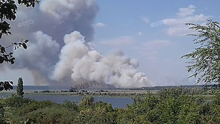 Свежие новости: К тушению пожара под Новой Одессой привлекают военных
