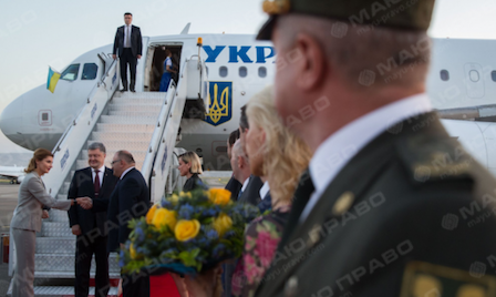 Свежие новости: Порошенко прибыл в Грузию с официальным визитом