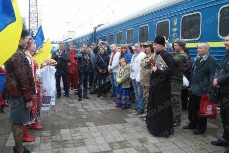 Свежие новости: Поезд Святого Николая едет в Николаев