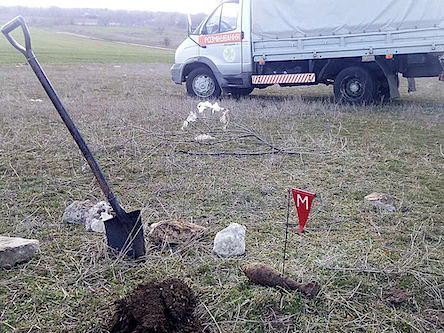 Свежие новости: В Вознесенском районе пастух нашел минометную мину