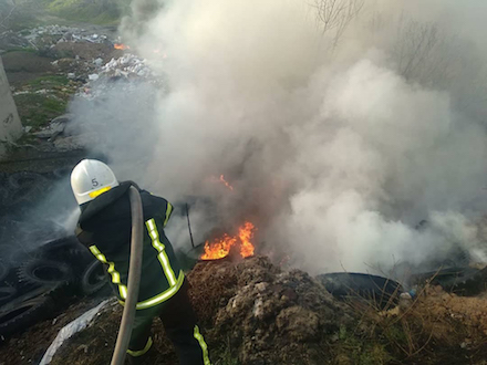 Свежие новости: В парке Николаева горела стихийная свалка