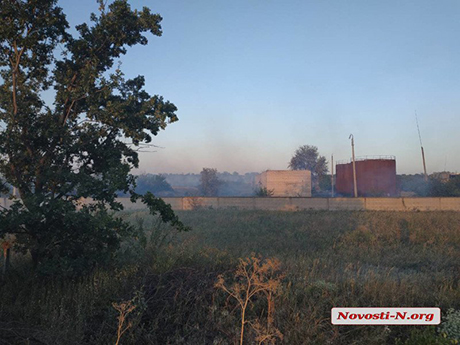 Свежие новости: В Вознесенске горит нефтебаза