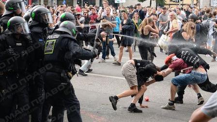 Свежие новости: В Гамбурге за время беспорядков задержали почти 300 человек