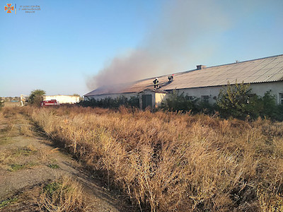 Свежие новости: В Вознесенском районе произошел пожар на животноводческой ферме