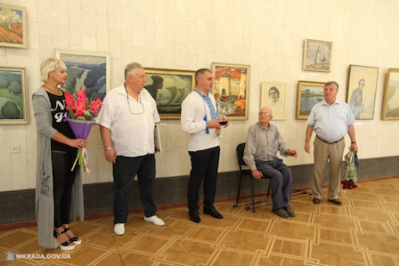 Свежие новости: Старейший николаевский художник Главчев открыл юбилейную выставку к своему 90-летию