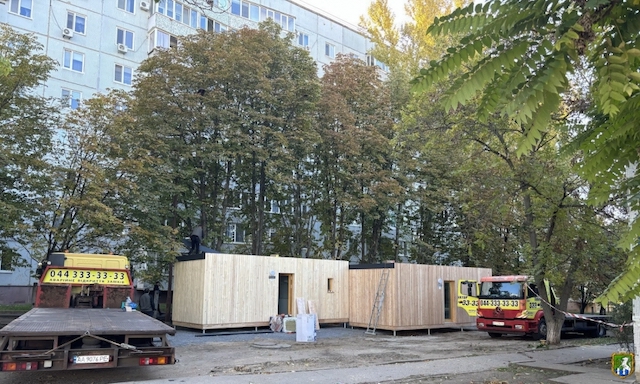 Свежие новости: У Южноукраїнську встановлюють модульні будинки для переселенців