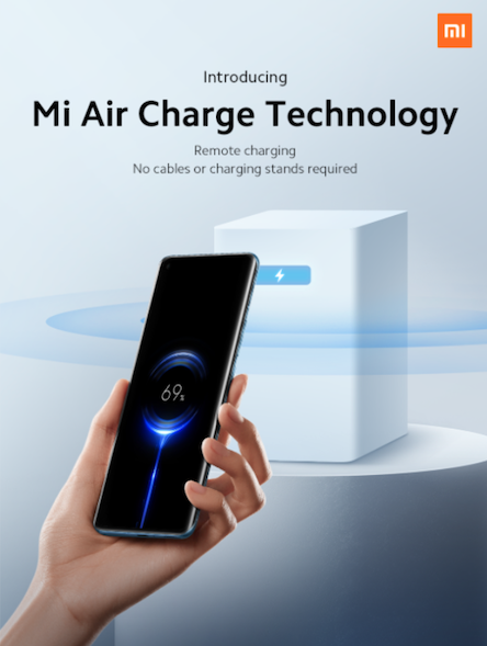 Свежие новости: Технология беспроводной зарядки Air Charge от Xiaomi работает на расстоянии нескольких метров