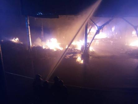 Свежие новости: Под Одессой вспыхнул завод по переработке масла