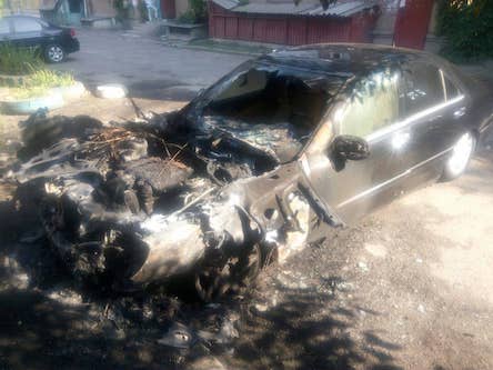 Свежие новости: В Николаеве произошел пожар автомобиля